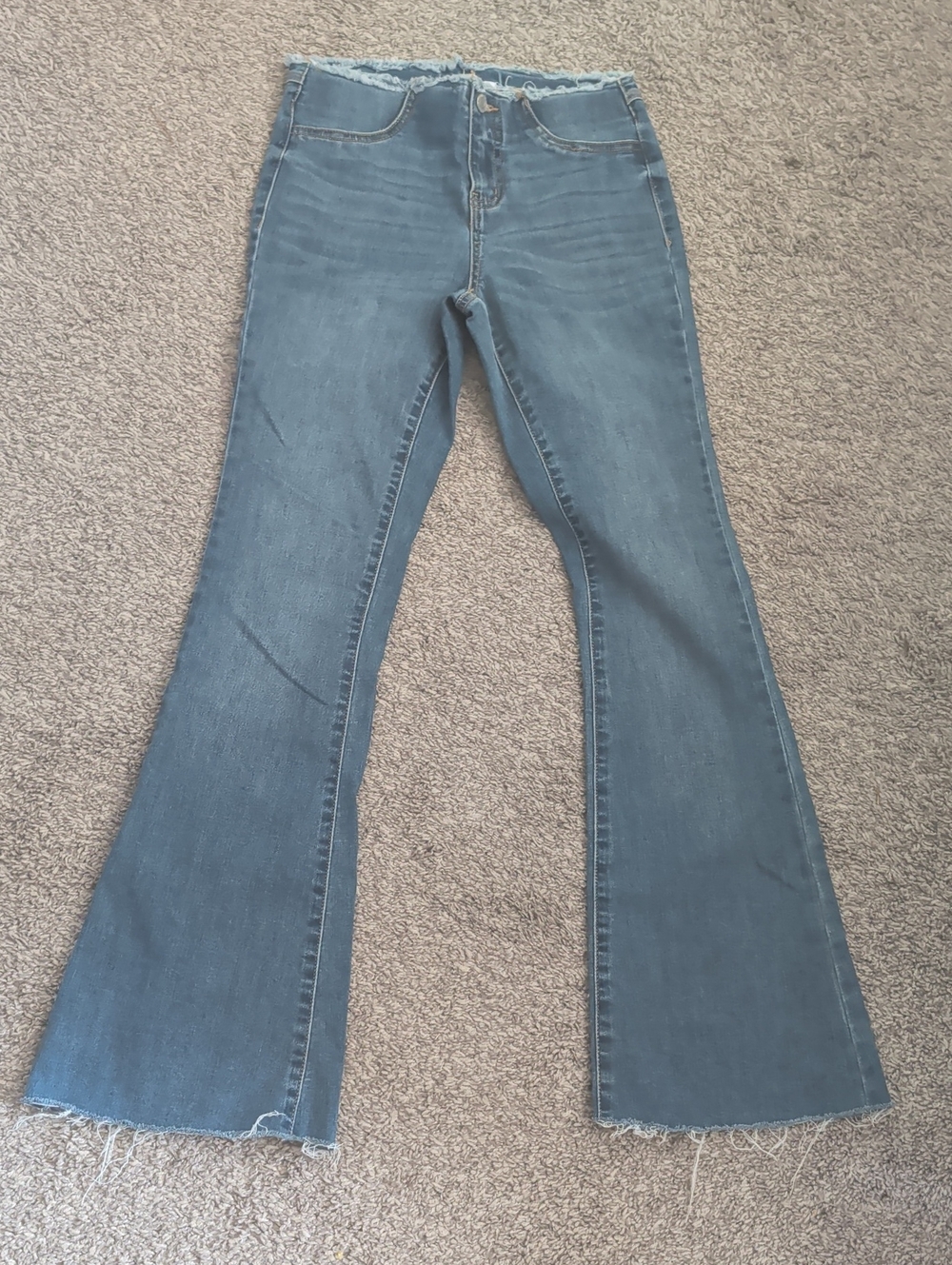 High-Rise Blue Flare Jeans Vanilla STAR SIZE 3 (26)